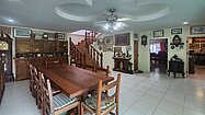 The generous dining-area