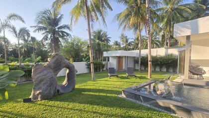 A tropical paradise
