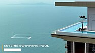 One of three communal pools