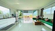 Open-plan kitchen and living-space
